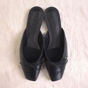 Everlane The Ballet Mule - Black/ Size 8